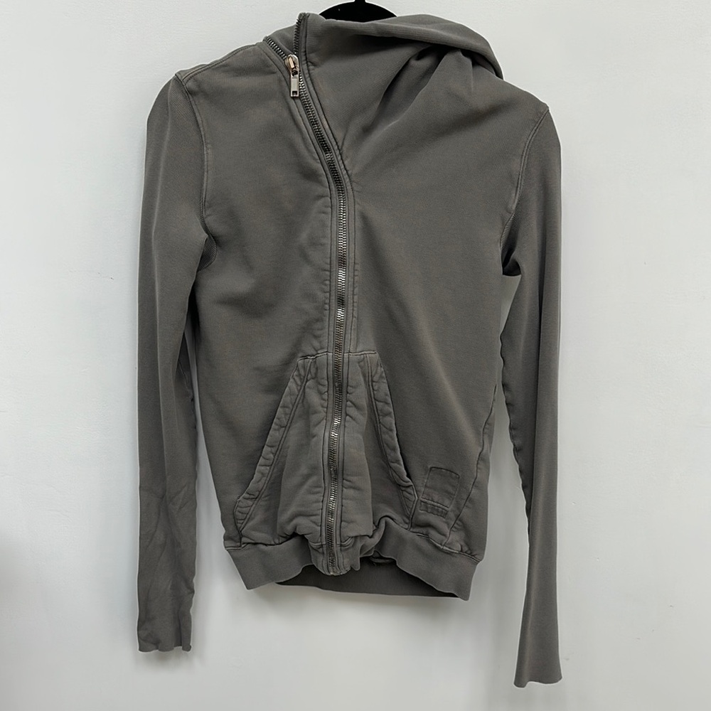 Gray Rick Owens Mountain Hoodie